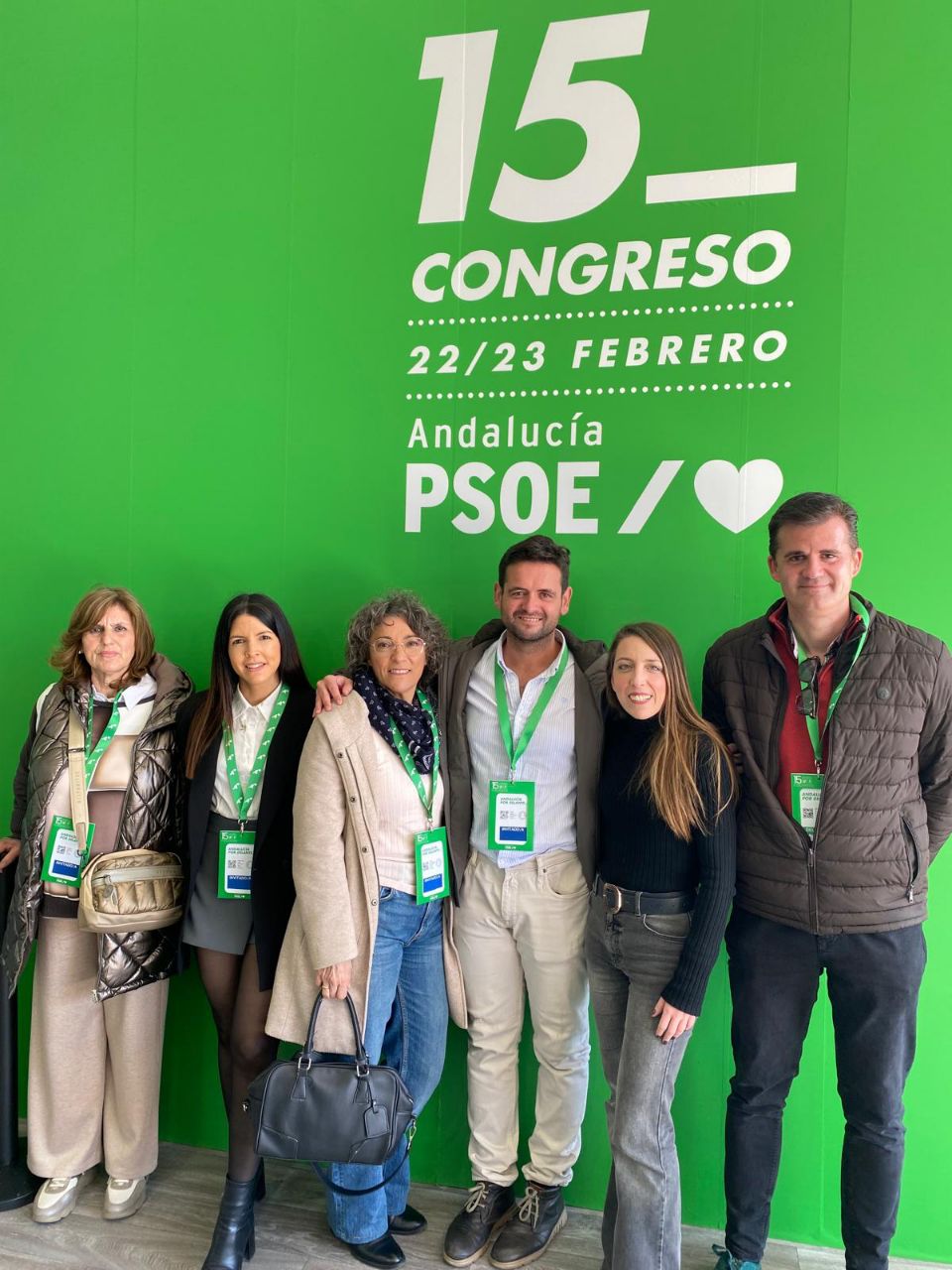 El Psoe de Estepa participa en el 15 Congreso del Psoe de Andalucía